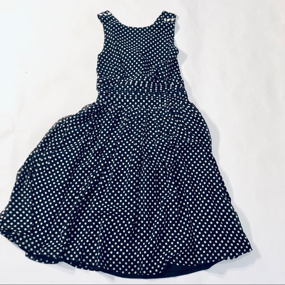 August Silk Dresses & Skirts - August Silk Polkadot Swing Dress